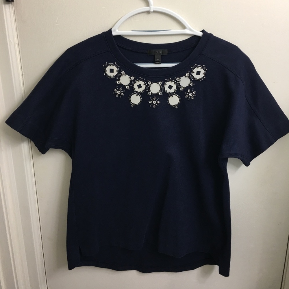Navy blue J. Crew blouse